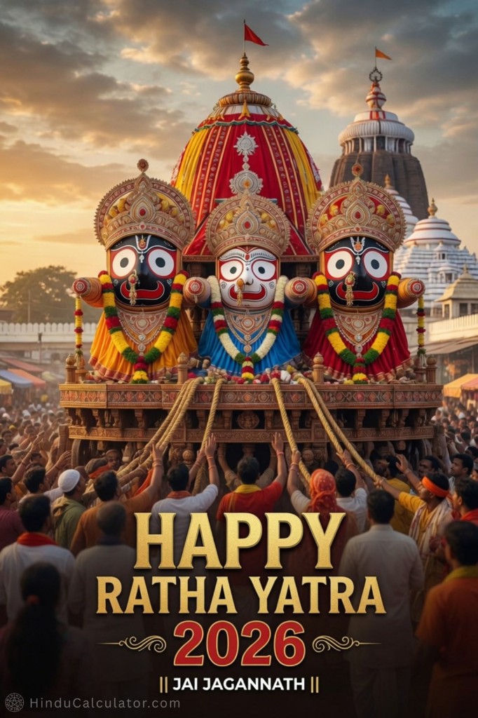 Happy Ratha Yatra! Jai Jagannath! — Jagannath Rath Yatra 2026 greeting image