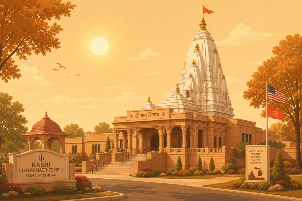 Kashi Vishwanath Temple, Flint