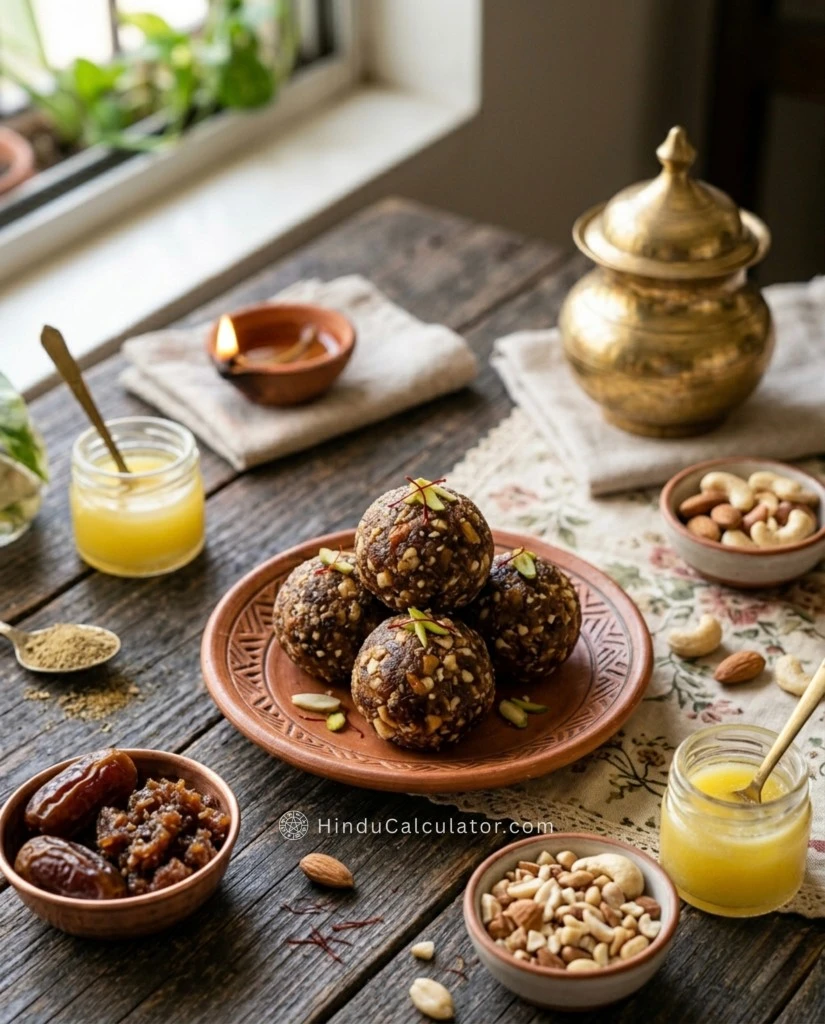 Energy Booster Dry Fruits & Dates Ladoos for Vrat - Fasting